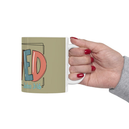 Loved Pumpkin Mug - Christian Mug - Bible Verse Mugs - Scripture Mugs