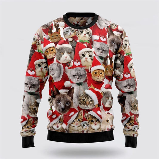 Lovely Cats Ugly Christmas Sweater For Men And Women, Best Gift For Christmas, Christmas Fashion Winter