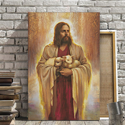 Jesus Canvas - Jesus Wall Art - Christian Canvas Prints - Faith Canvas - Gift For Christian - Ciaocustom