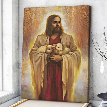 Jesus Canvas - Jesus Wall Art - Christian Canvas Prints - Faith Canvas - Gift For Christian - Ciaocustom