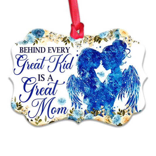 Mad Behind Every Great Kid Metal Ornament - Christmas Ornament - Christmas Gift