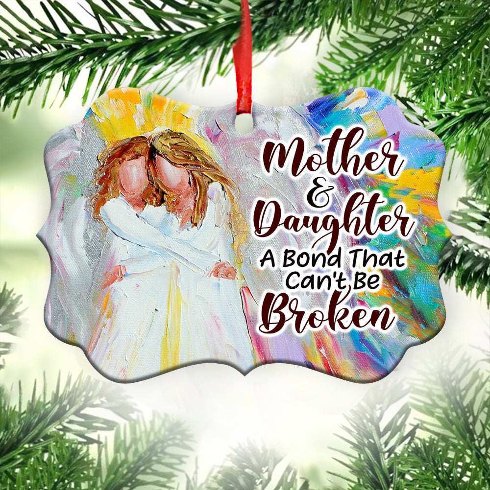 Mad Mother And Daughter Metal Ornament - Christmas Ornament - Christmas Gift