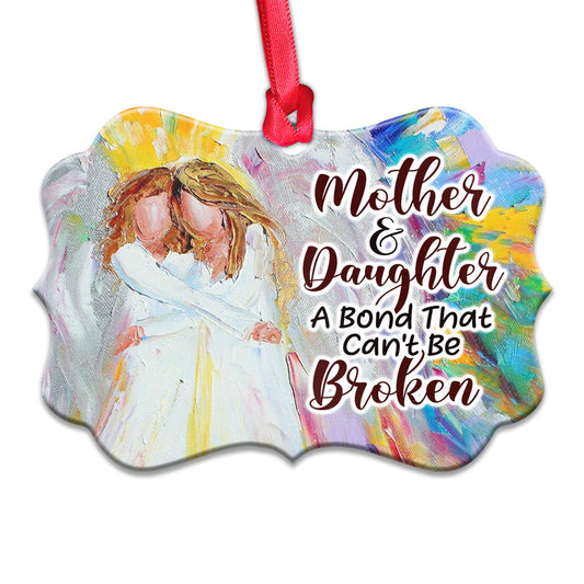 Mad Mother And Daughter Metal Ornament - Christmas Ornament - Christmas Gift