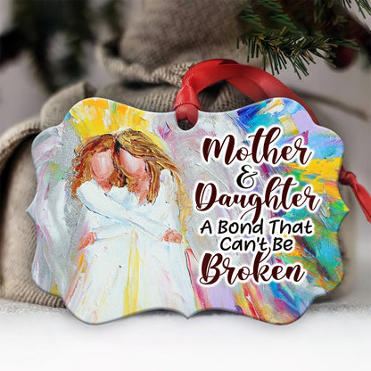 Mad Mother And Daughter Metal Ornament - Christmas Ornament - Christmas Gift