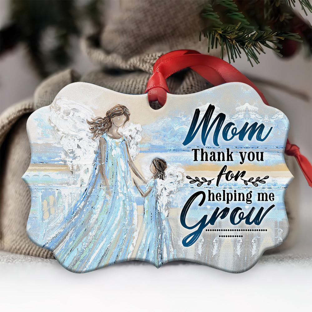 Mad Thank You For Helping Me Grow Metal Ornament - Christmas Ornament - Christmas Gift