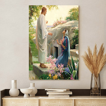 Magdalene Mary Jesus 1 Canvas Picture - Jesus Christ Canvas Art - Christian Wall Canvas