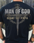 Man Of God Husband Dad Papa Cross Christ T-Shirt - Men T-shirt