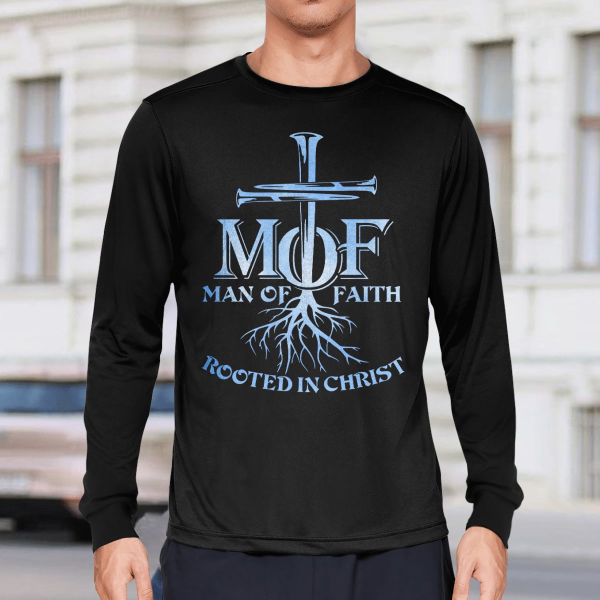 Man Of Faith Rooted In Christ, Christian T-Shirt, Religious T-Shirt, Jesus Sweatshirt Hoodie, God T-Shirt