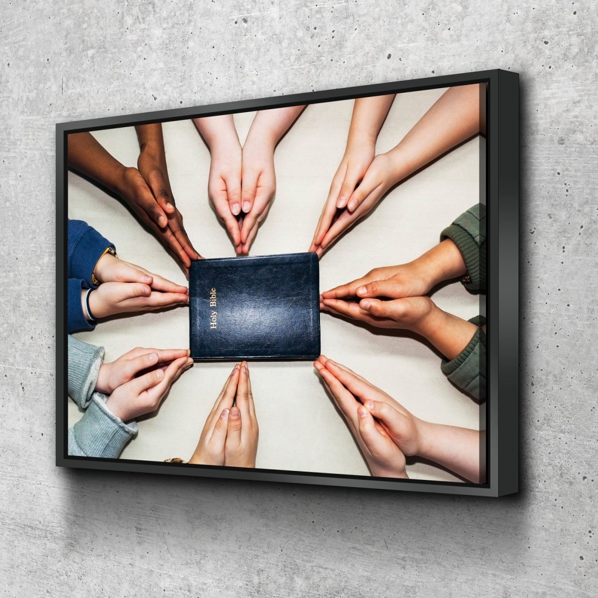 Many Colors Of Prayer Wall Art - Christian Canvas Wall Art