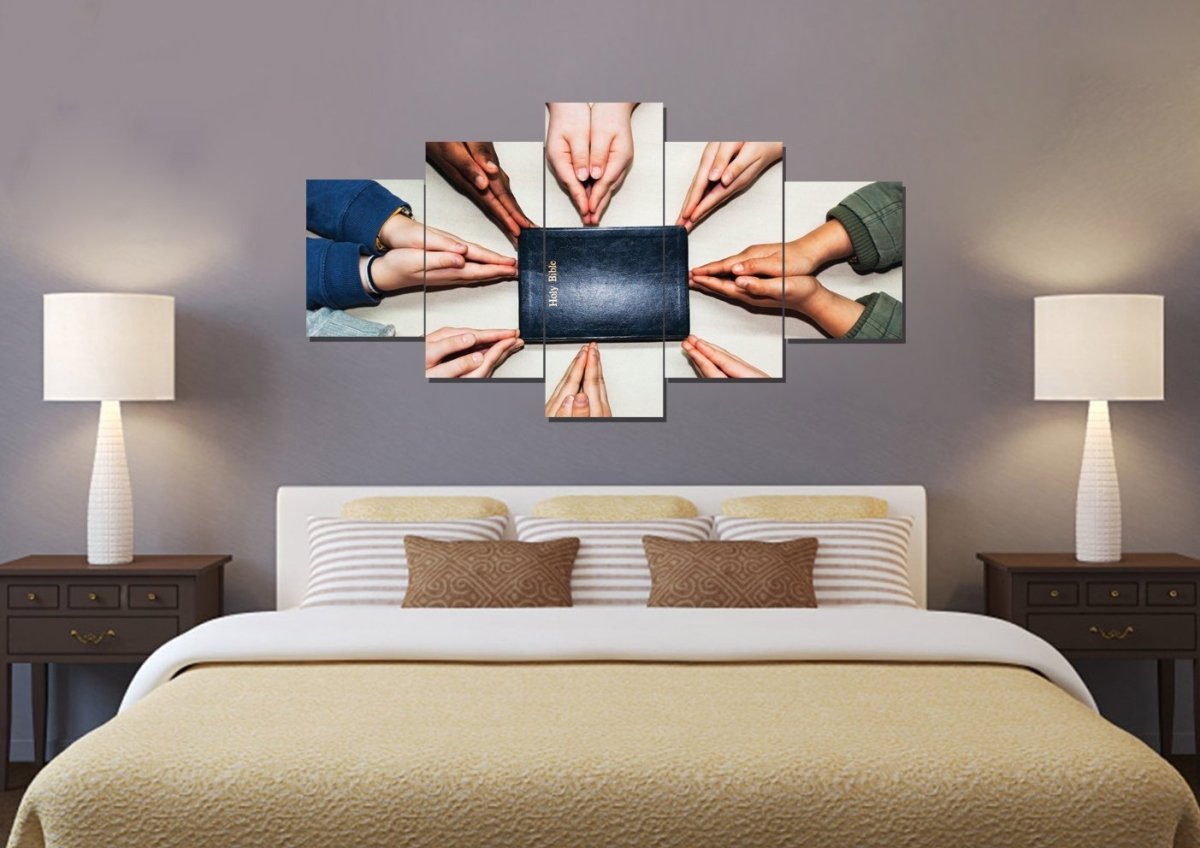 Many Colors Of Prayer Wall Art - Christian Canvas Wall Art