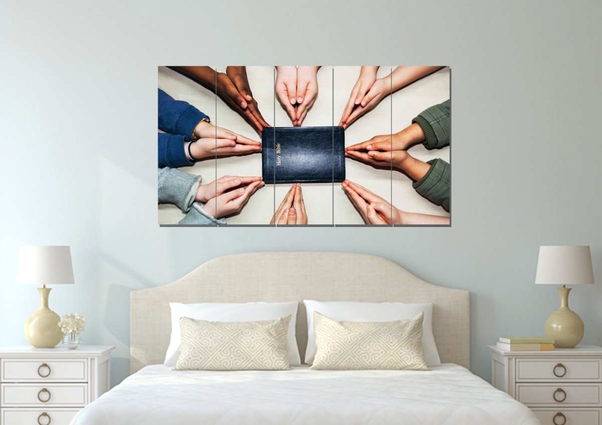 Many Colors Of Prayer Wall Art - Christian Canvas Wall Art