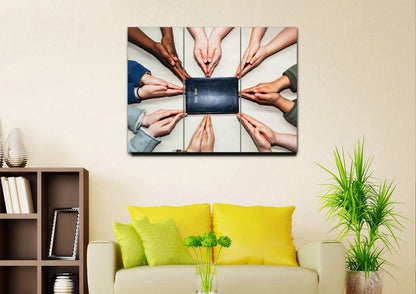 Many Colors Of Prayer Wall Art - Christian Canvas Wall Art