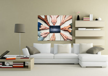 Many Colors Of Prayer Wall Art - Christian Canvas Wall Art