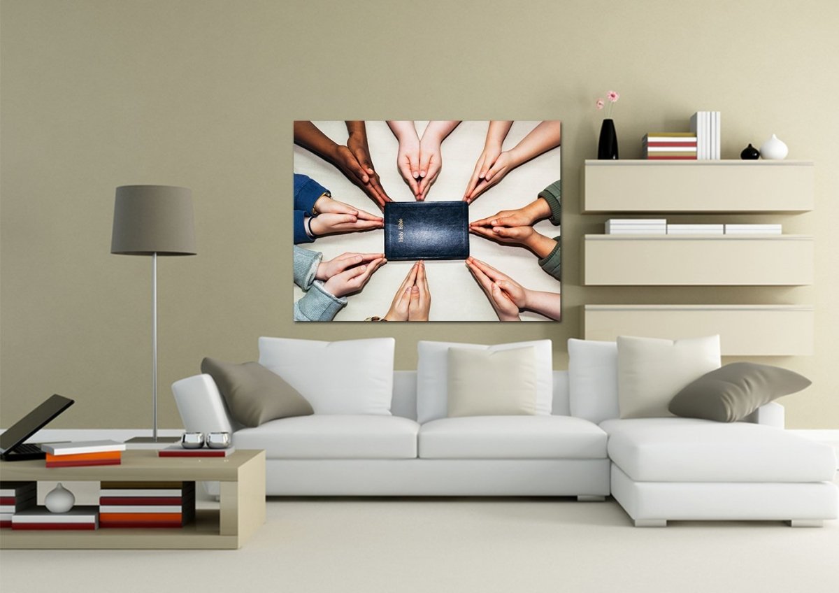 Many Colors Of Prayer Wall Art - Christian Canvas Wall Art