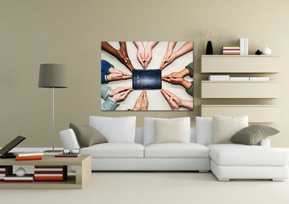 Many Colors Of Prayer Wall Art - Christian Canvas Wall Art