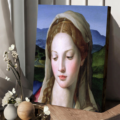 Mary - Canvas Pictures - Jesus Canvas Art - Christian Wall Art