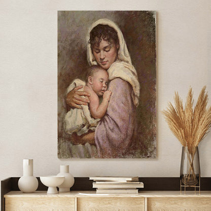 Mary Canvas Wall Art - Mary's Son