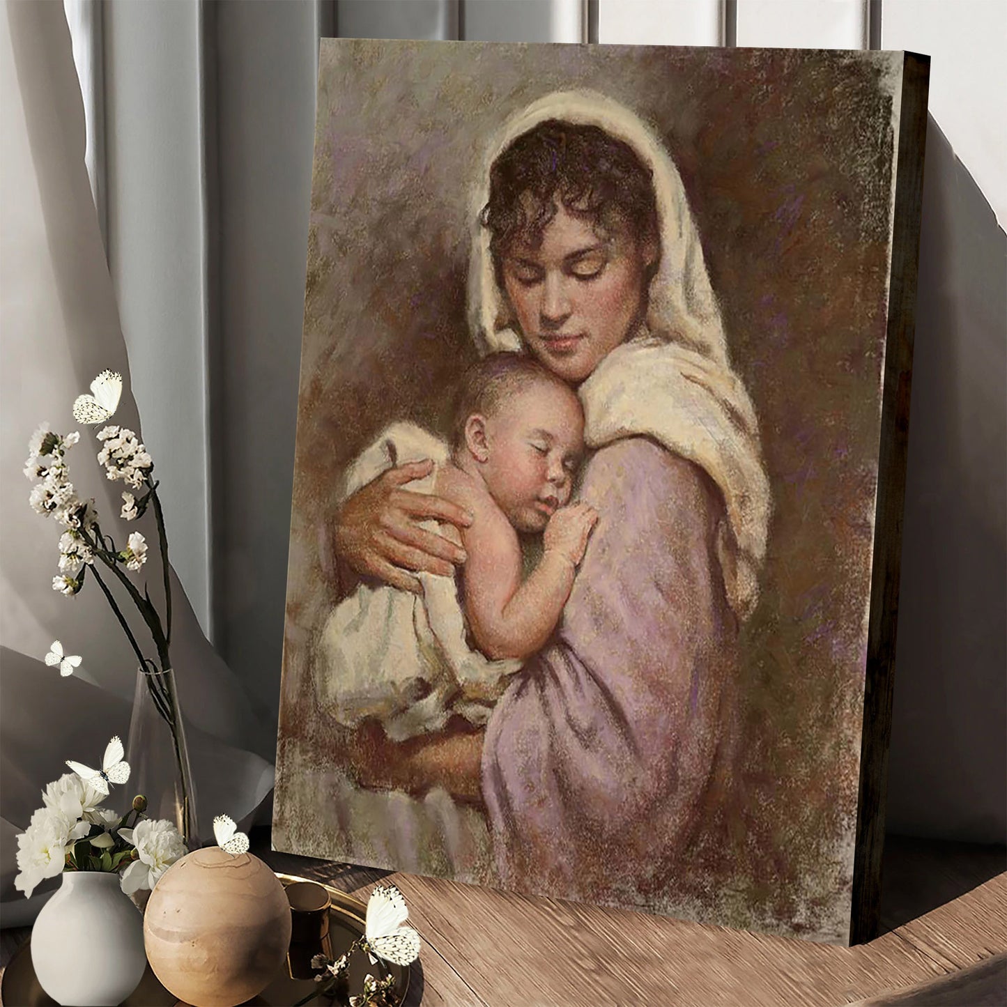 Mary Canvas Wall Art - Mary's Son