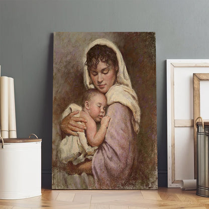 Mary Canvas Wall Art - Mary's Son