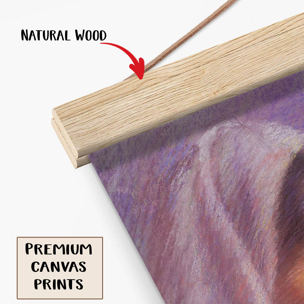 Mary Hanging Canvas Wall Art - Mary & Jesus Pastel - Christian Gift - Religious Canvas