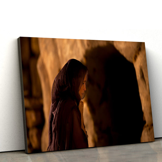 Mary Magdalene And The Empty Tomb Canvas Wall Art - Easter Wall Art - Christian Canvas Wall Art