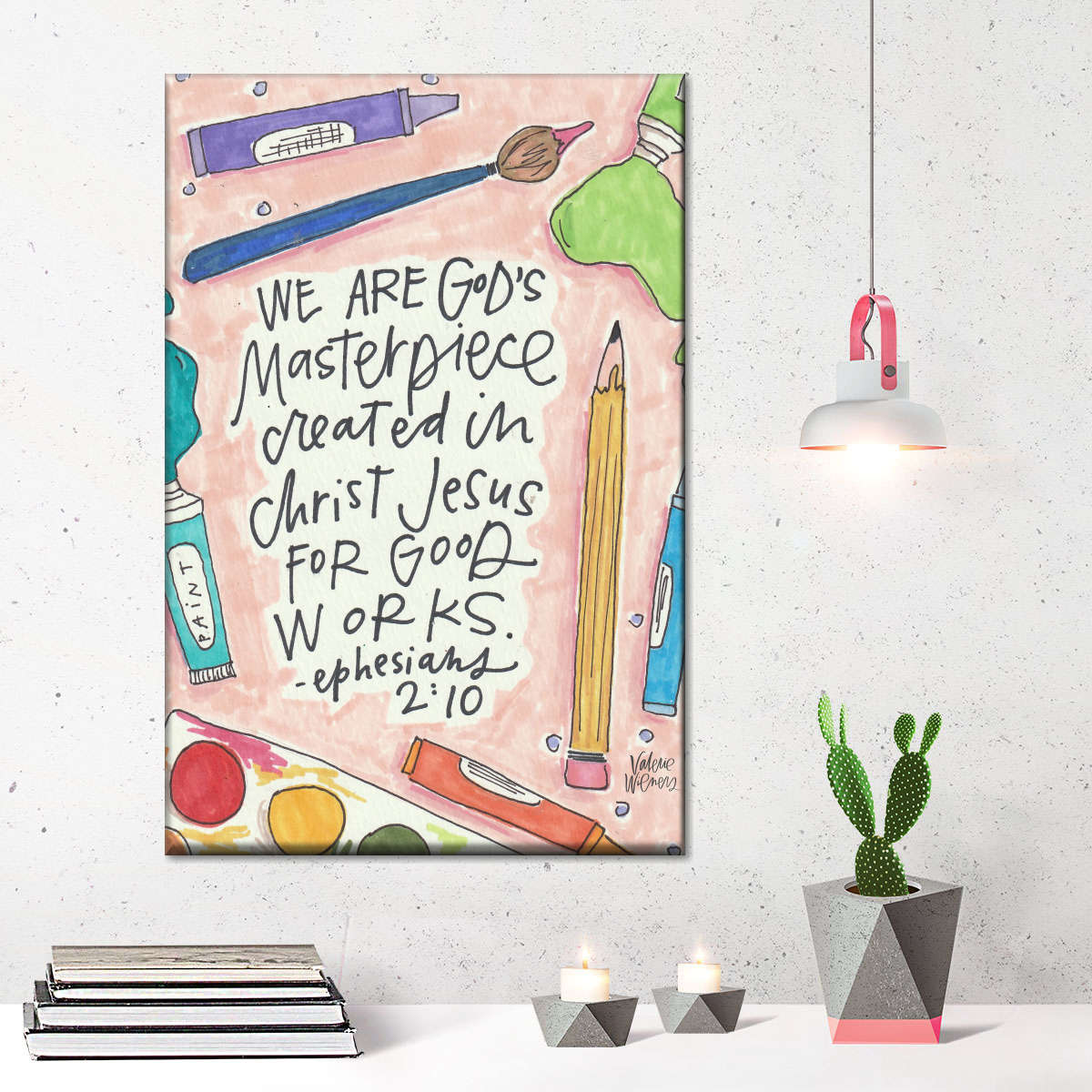 Masterpiece Canvas Wall Art - Canvas Religious Wall Art - Christian Wall Decor Living Room