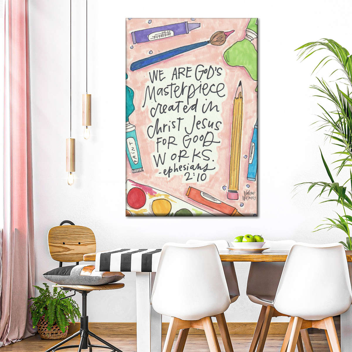 Masterpiece Canvas Wall Art - Canvas Religious Wall Art - Christian Wall Decor Living Room