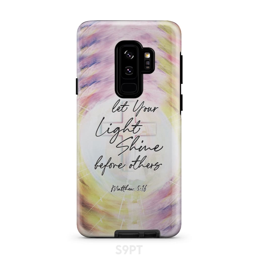 Matthew 516 Let Your Light Shine Before Others Phone Case - Inspirational Bible Scripture iPhone Cases