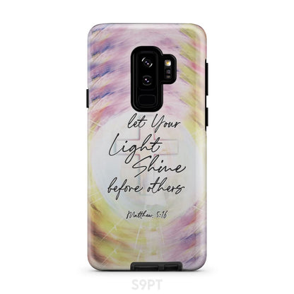 Matthew 516 Let Your Light Shine Before Others Phone Case - Inspirational Bible Scripture iPhone Cases