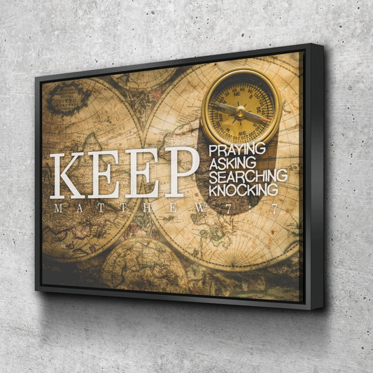 Matthew 77 Canvas Wall Art Print S - Christian Canvas Wall Art