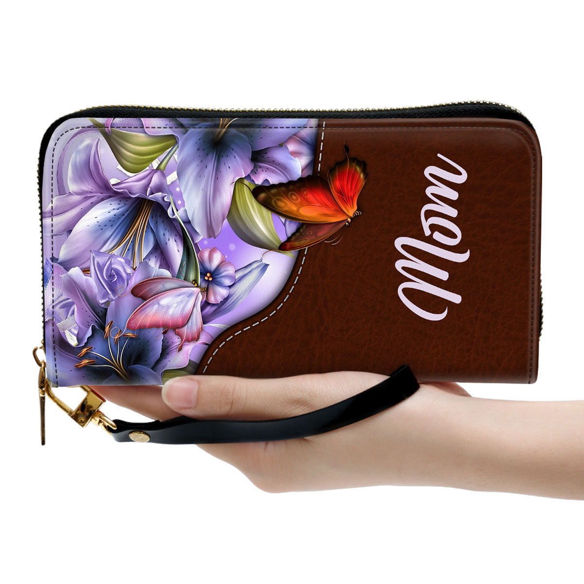 May The Lord Give You His Peace Religious Gifts For Mother Clutch Purse For Women - Personalized Name - Christian Gifts For Women