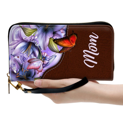 May The Lord Give You His Peace Religious Gifts For Mother Clutch Purse For Women - Personalized Name - Christian Gifts For Women