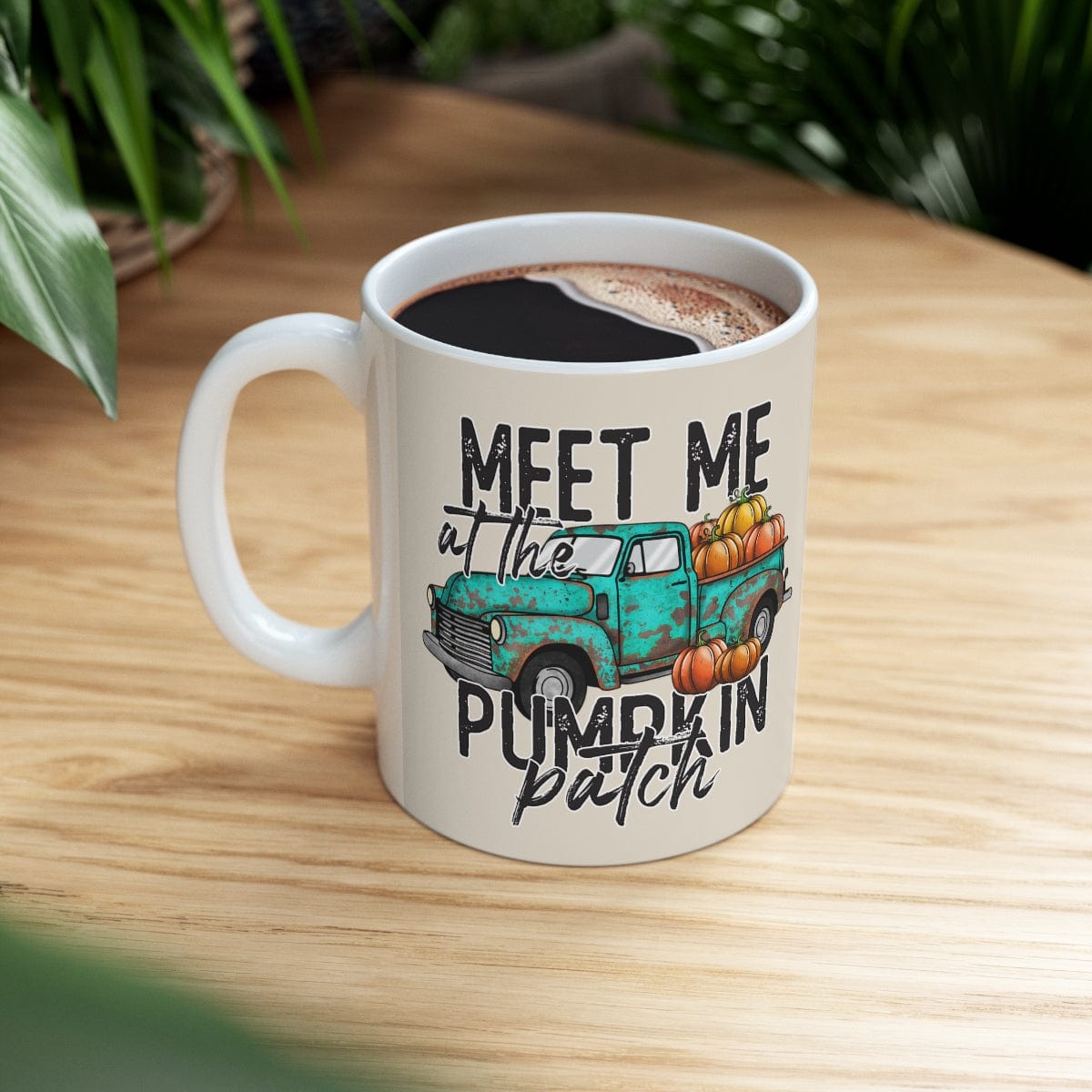 Meet Me At The Pumpkin Patch Mug - Christian Mug - Bible Verse Mugs - Scripture Mugs