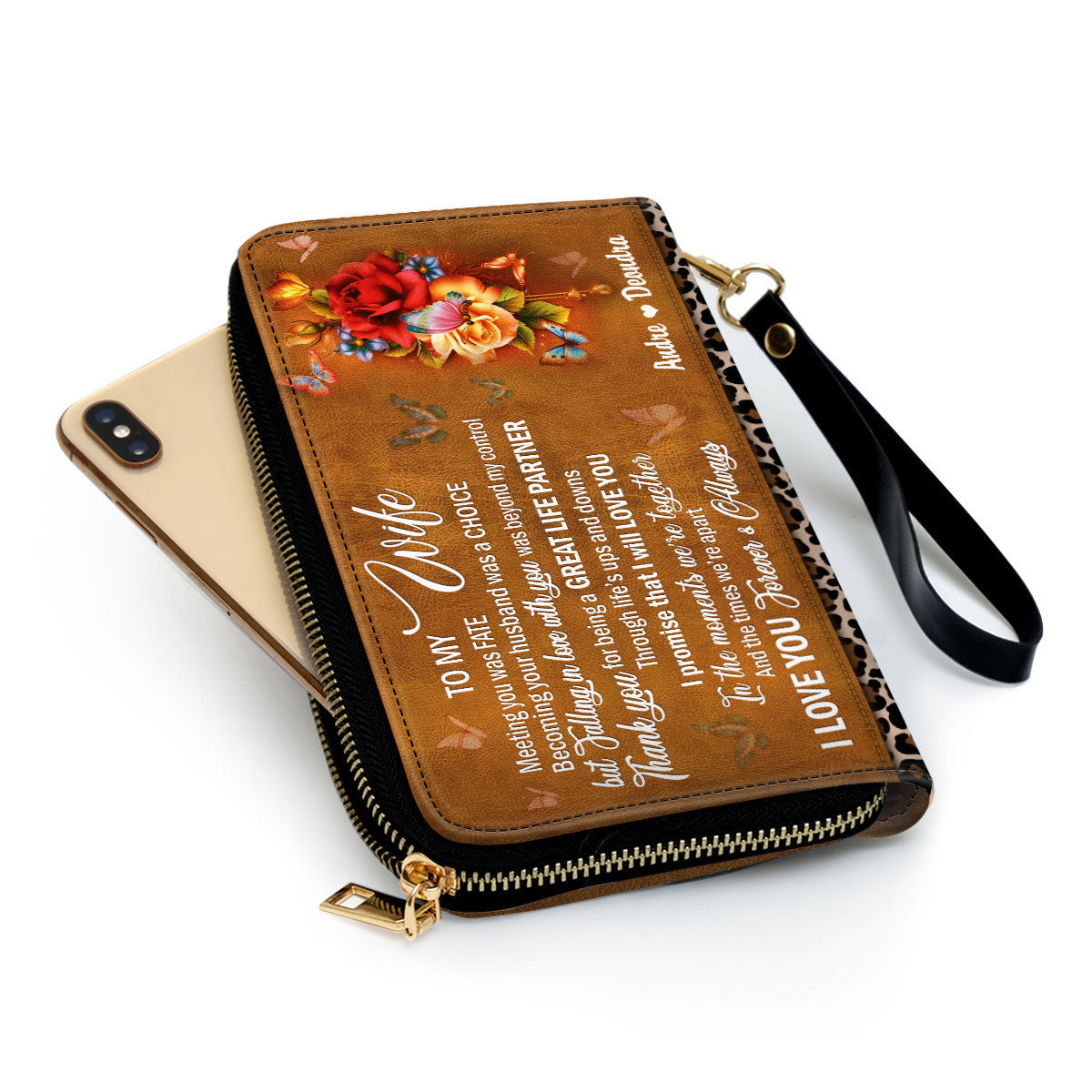 Meeting You Was Fate Clutch Purse For Women - Personalized Name - Christian Gifts For Women