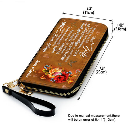 Meeting You Was Fate Clutch Purse For Women - Personalized Name - Christian Gifts For Women