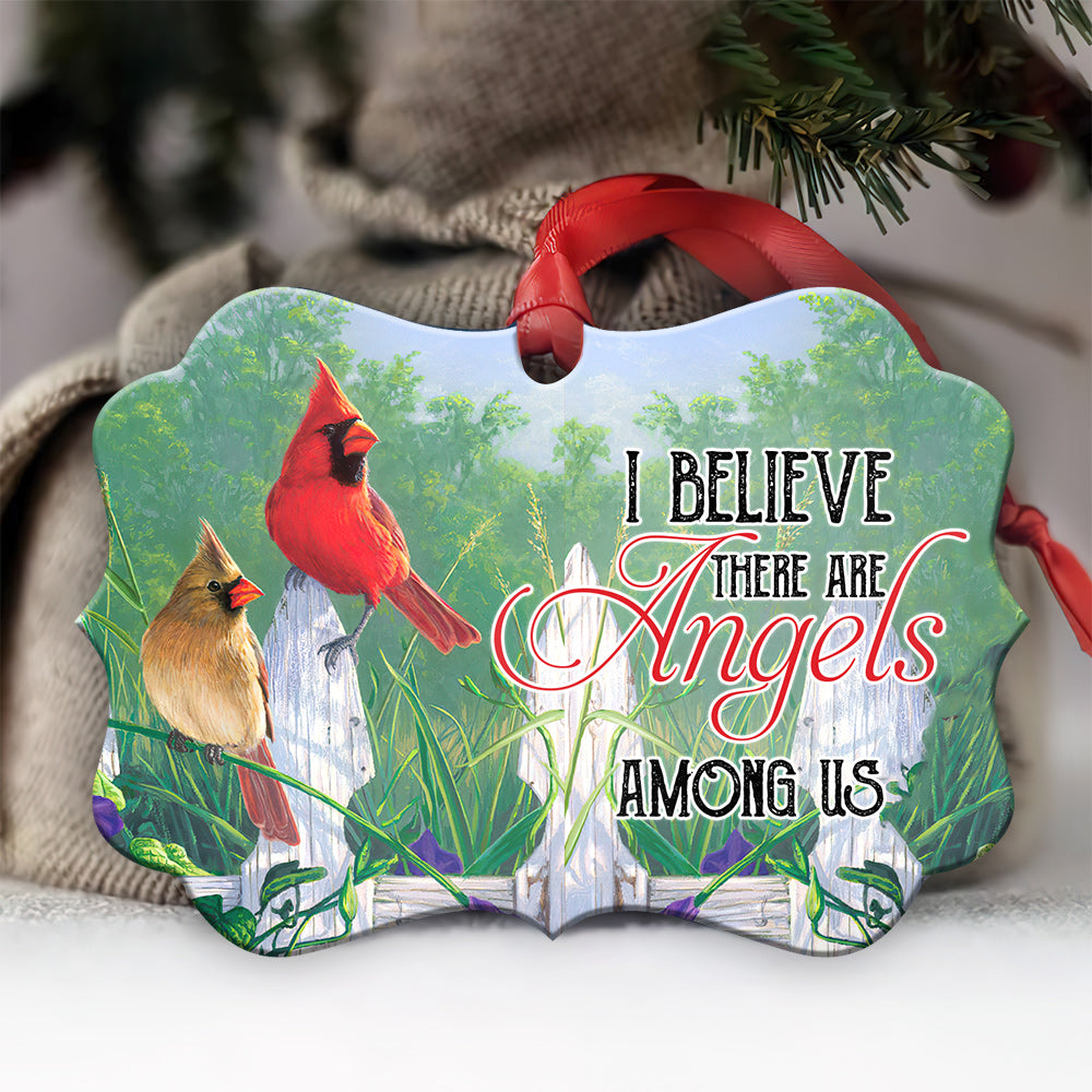 Memorial Cardinal Angels Among Us Metal Ornament - Christmas Ornament - Christmas Gift