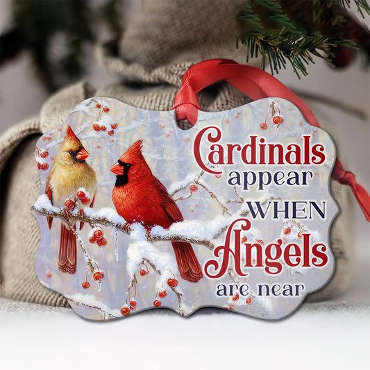 Memorial Cardinal Angels Are Near Ornament - Christmas Ornament - Ciaocustom