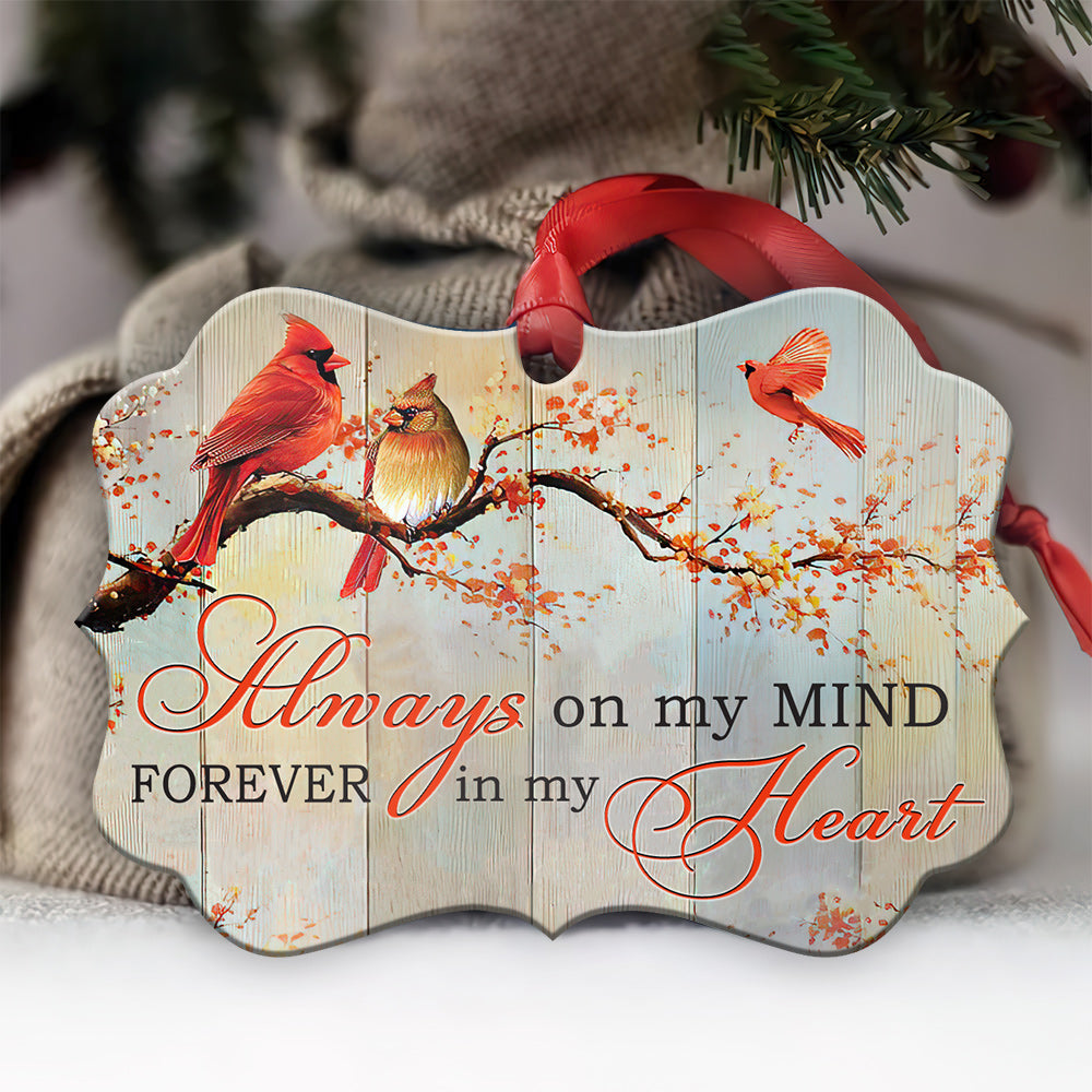 Memorial Cardinal Metal Ornament - Christmas Ornament - Christmas Gift