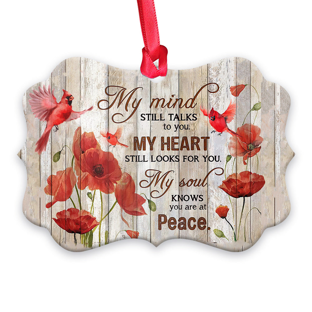 Memorial Cardinal Ornament - Christmas Ornament - Ciaocustom