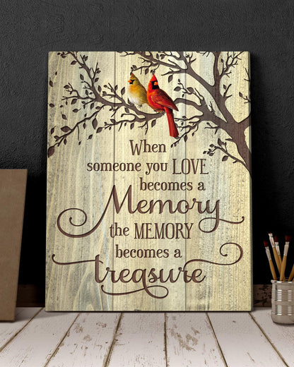 Memorial Gift Canvas - Heaven Cardinals Treasure Beach House Canvas - Canvas Decor Ideas