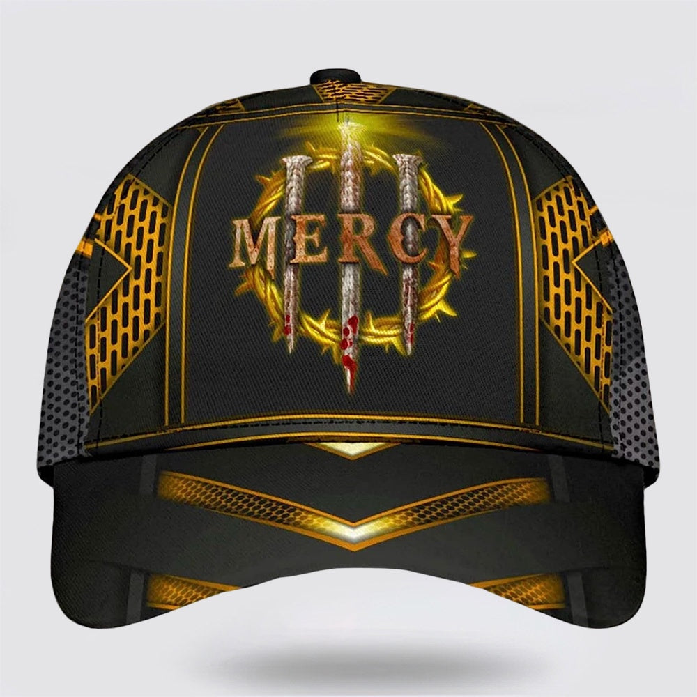 Mercy Nails Crown Of Thorns Classic Hat All Over Print - Christian Hats for Men and Women