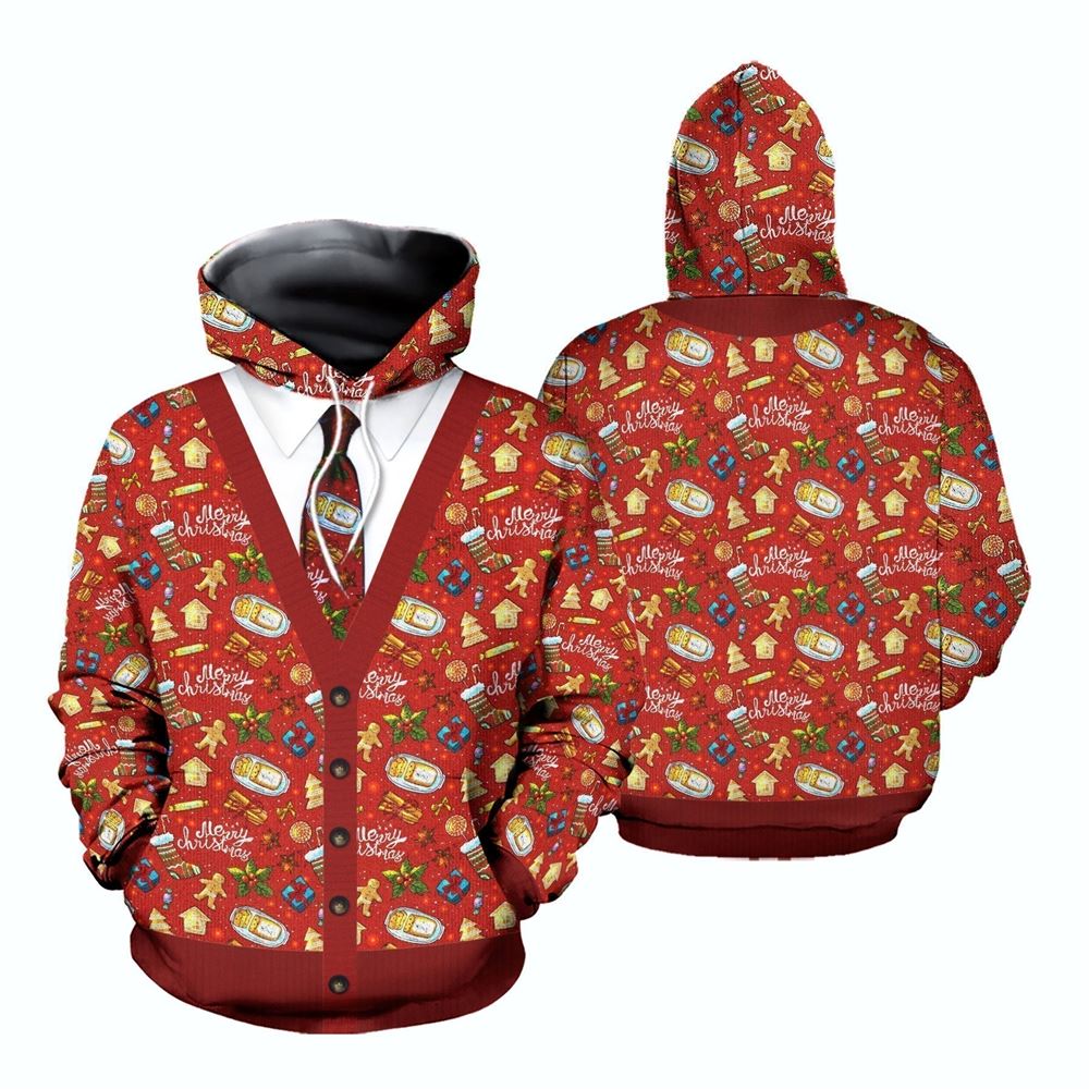 Merry Christmas 4 All Over Print 3D Hoodie For Men And Women, Christmas Gift, Warm Winter Clothes, Best Outfit Christmas