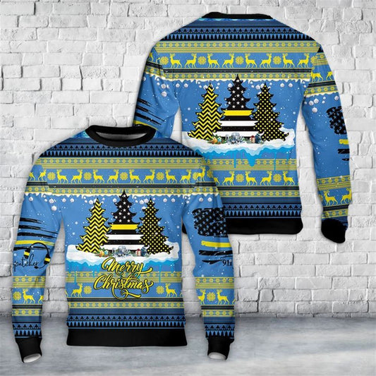 Merry Christmas Dispatch Tree Ugly Christmas Sweater For Men And Women, Best Gift For Christmas, The Beautiful Winter Christmas Outfit