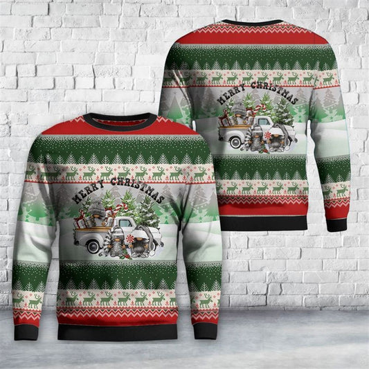 Merry Christmas Gnomies Ugly Christmas Sweater For Men And Women, Best Gift For Christmas, The Beautiful Winter Christmas Outfit