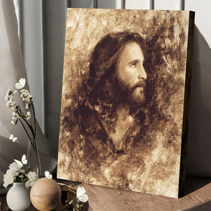 Messiah Canvas Wall Art - Jesus Picture - Jesus Portrait Canvas
