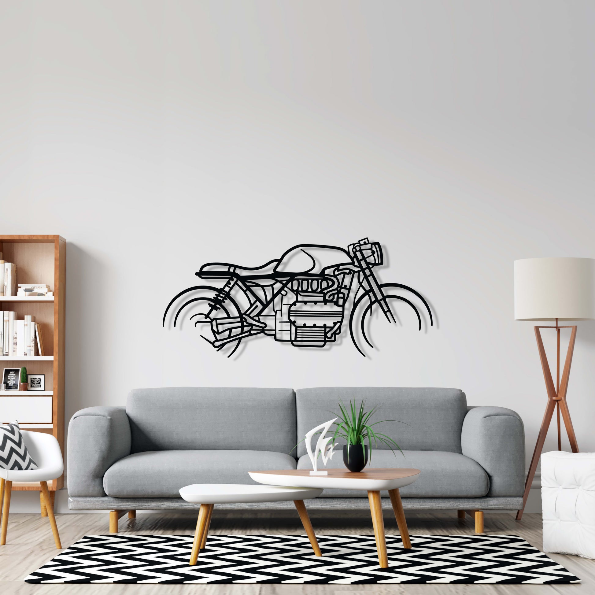 Metal Motorcycle Wall Art - Motorcycle Metal Signs - Metal Signs For Garage - Garage Decorations