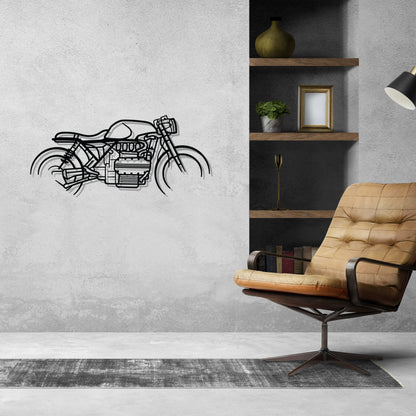 Metal Motorcycle Wall Art - Motorcycle Metal Signs - Metal Signs For Garage - Garage Decorations