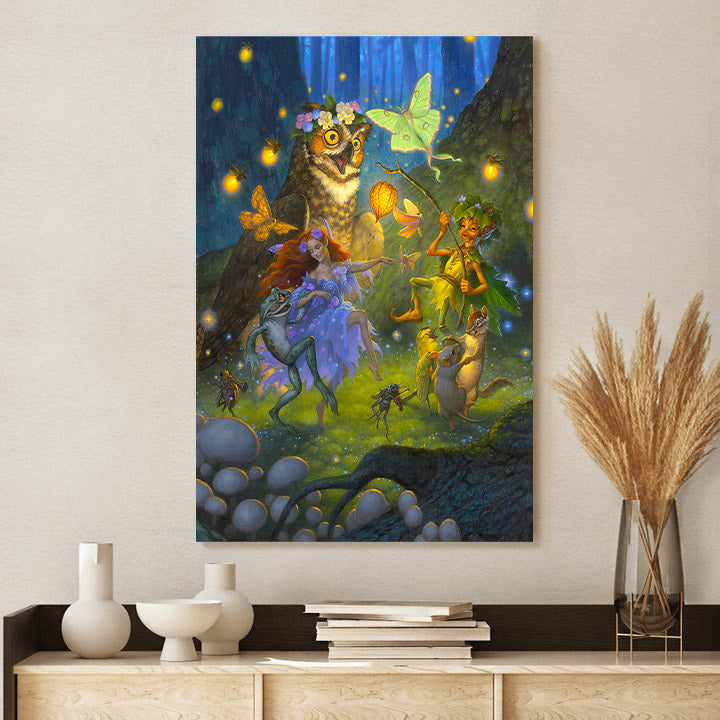 Midsummer's Eve Canvas Wall Art - Christan Wall Decor