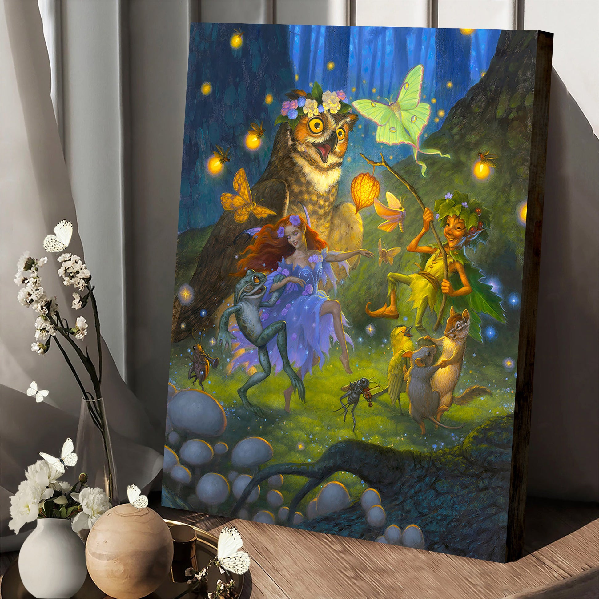 Midsummer's Eve Canvas Wall Art - Christan Wall Decor