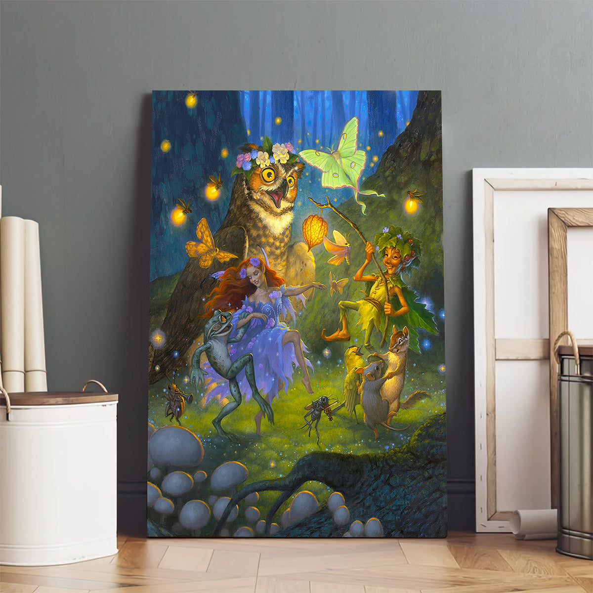 Midsummer's Eve Canvas Wall Art - Christan Wall Decor